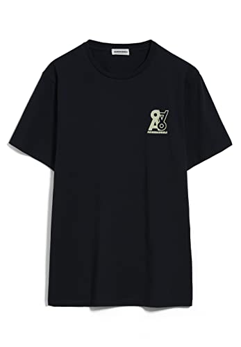 ARMEDANGELS JAAMES Upside DOWN - Herren XL Night Sky Shirts T-Shirt Rundhalsausschnitt Regular Fit von ARMEDANGELS