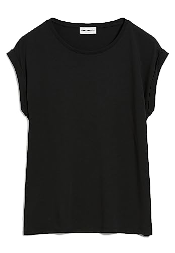ARMEDANGELS JILAANA - Damen M Black Shirts T-Shirt Rundhalsausschnitt Regular Fit von ARMEDANGELS