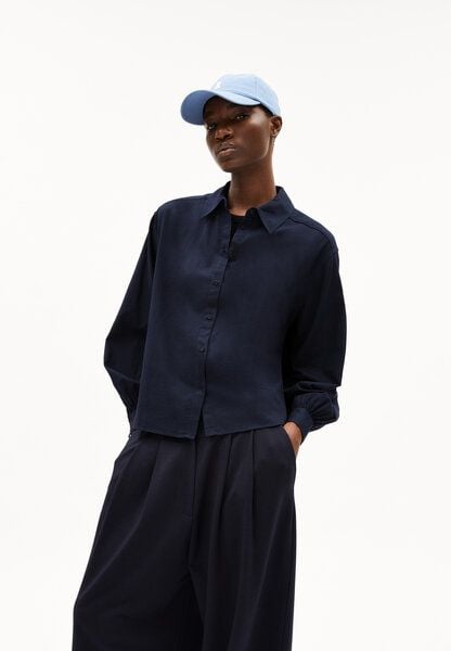 ARMEDANGELS JOELENAA BRUSHED - Damen Bluse Loose Fit aus Bio-Baumwolle von ARMEDANGELS