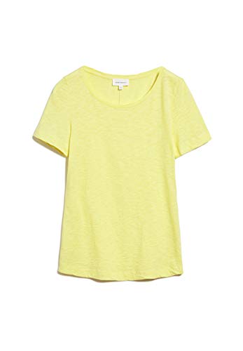 ARMEDANGELS JOHANNAA - Damen T-Shirt aus Bio-Baumwolle-Kapok Mix XS Lime Shirts T-Shirt Rundhals Slim Fit von ARMEDANGELS