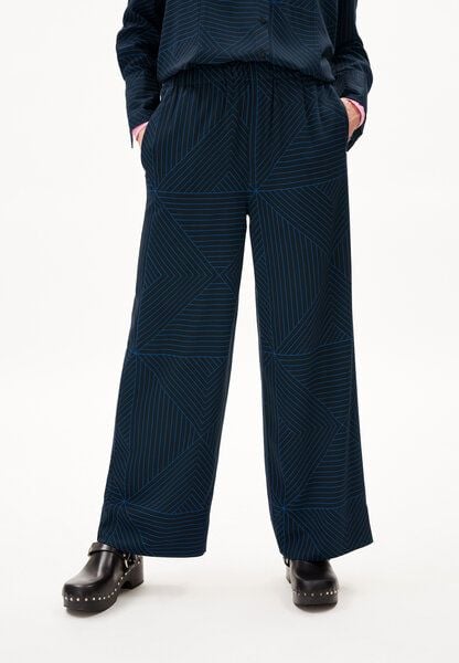ARMEDANGELS JOVAALIE GRAPHIC LINES - Damen Webhose aus LENZING ECOVERO Viskose von ARMEDANGELS