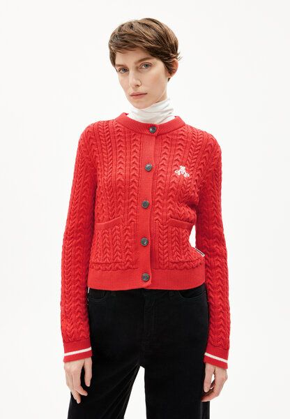 ARMEDANGELS JULIAANAS CABLE - Damen Strickjacke aus Bio-Baumwolle von ARMEDANGELS