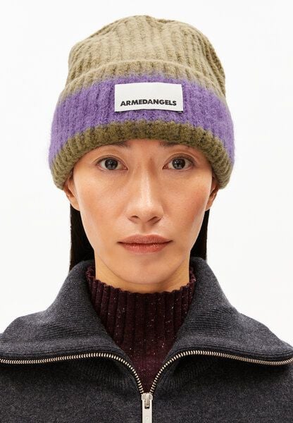 ARMEDANGELS JUPILAA STRIPED UN-WASTED Unisex Mütze aus Alpaca-Woll Mix von ARMEDANGELS