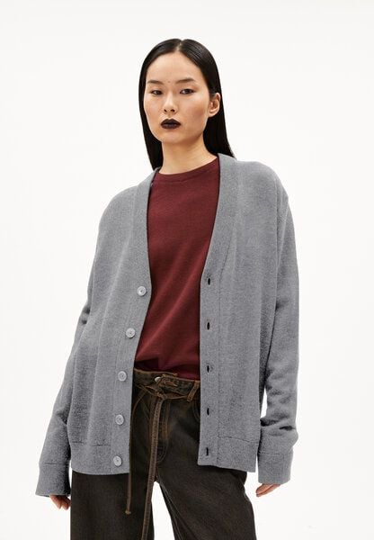 ARMEDANGELS KAARDON ICONIC Unisex Strickjacke Relaxed Fit aus Bio-Merino Wolle von ARMEDANGELS