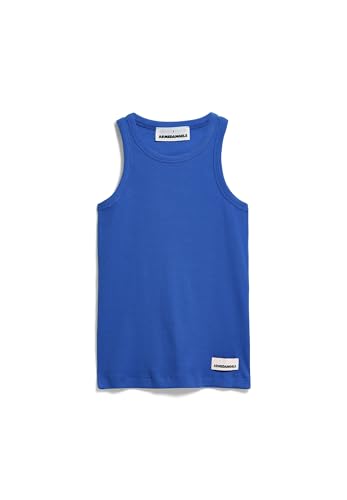 ARMEDANGELS KANITAA - Damen L Dynamo Blue Shirts Top Rundhalsausschnitt Fitted von ARMEDANGELS