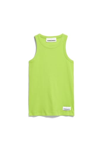 ARMEDANGELS KANITAA - Damen L Super Lime Shirts Top Rundhalsausschnitt Fitted von ARMEDANGELS