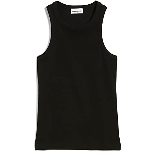 ARMEDANGELS KANITAA - Damen S Black Shirts Top Rundhalsausschnitt Fitted von ARMEDANGELS