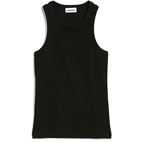 ARMEDANGELS KANITAA - Damen XS Black Shirts Top Rundhalsausschnitt Fitted von ARMEDANGELS