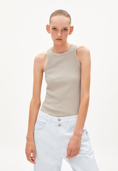 ARMEDANGELS KANITAA - Damen Ripp-Top aus Bio-Baumwoll Mix von ARMEDANGELS