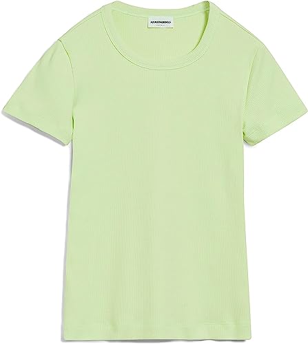 ARMEDANGELS KARDAA - Damen L Light Lime Shirts T-Shirt Rundhalsausschnitt Regular Fit von ARMEDANGELS