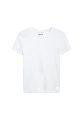 ARMEDANGELS KARDAA - Damen L White Shirts T-Shirt Rundhalsausschnitt Regular Fit von ARMEDANGELS