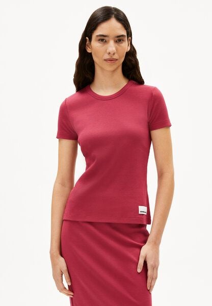 ARMEDANGELS KARDAA - Damen Ripp-T-Shirt aus Bio-Baumwoll Mix von ARMEDANGELS