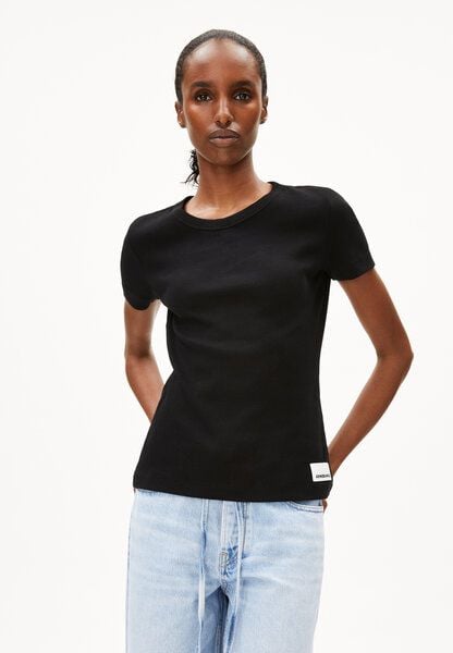 ARMEDANGELS KARDAA - Damen Ripp-T-Shirt aus Bio-Baumwoll Mix von ARMEDANGELS