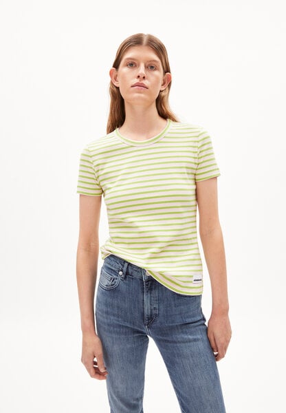 ARMEDANGELS KARDAA STRIPES - Damen Ripp-T-Shirt Regular Fit aus Bio-Baumwoll Mix von ARMEDANGELS