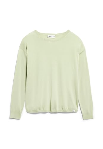 ARMEDANGELS LAARNI - Damen M Pastel Green Strick Pullover Rundhalsausschnitt Loose Fit von ARMEDANGELS