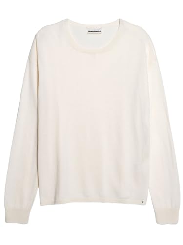 ARMEDANGELS LAARNI - Damen L Oatmilk Strick Pullover Rundhalsausschnitt Loose Fit von ARMEDANGELS