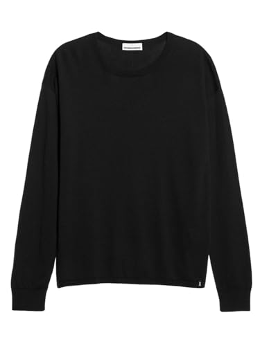 ARMEDANGELS LAARNI - Damen M Black Strick Pullover Rundhalsausschnitt Loose Fit von ARMEDANGELS