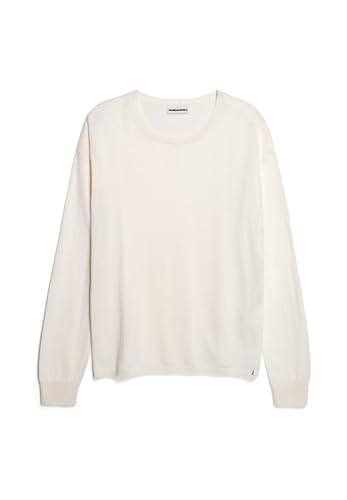 ARMEDANGELS Damen Pullover Loose Fit aus Tencel™ Lyocell Mix LAARNI Loose Fit Oatmilk von ARMEDANGELS