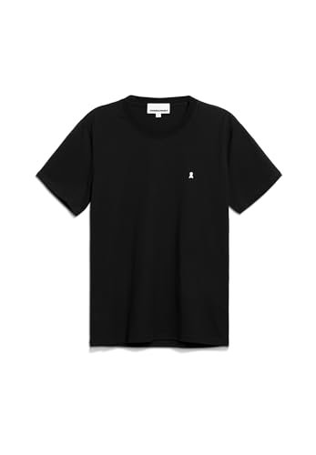 ARMEDANGELS LAARON - Herren S Black Shirts T-Shirt Rundhalsausschnitt Relaxed Fit von ARMEDANGELS