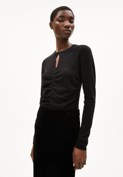 ARMEDANGELS LALEAA FESTIVE - Damen Pullover Slim Fit aus Bio-Baumwoll Mix von ARMEDANGELS