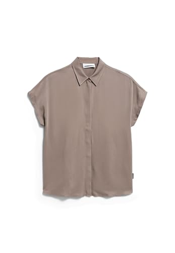 ARMEDANGELS Damen Bluse aus LENZING™ ECOVERO™ Viskose LARISAANA Relaxed Fit Muddy Water von ARMEDANGELS