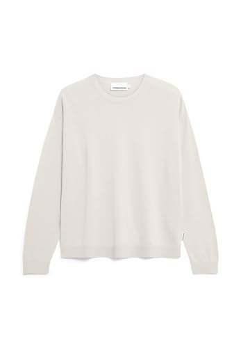 ARMEDANGELS Damen Pullover aus Bio-Baumwoll Mix LARUNAA Loose Fit Oatmilk von ARMEDANGELS