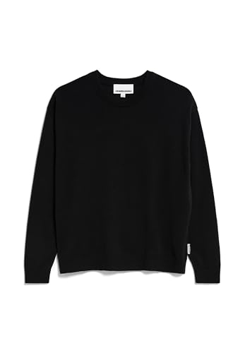 ARMEDANGELS Damen Pullover aus Bio-Baumwoll Mix LARUNAA Loose Fit Black von ARMEDANGELS