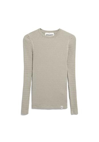 ARMEDANGELS LELIAAS - Damen M Sand Stone Strick Pullover Rundhalsausschnitt Fitted von ARMEDANGELS