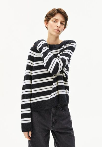 ARMEDANGELS LILIRIAA FINE STRIPES - Damen Pullover aus Bio-Woll Mix von ARMEDANGELS