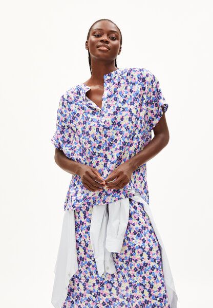 ARMEDANGELS MAAIKE MULTI FLORAL - Damen Bluse Oversized Fit aus TENCEL Lyocell von ARMEDANGELS