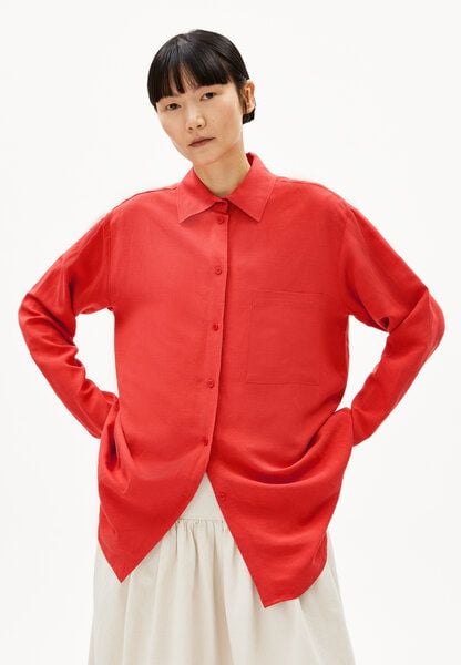 ARMEDANGELS MAALGAA LINO - Damen Bluse aus Leinen-Mix von ARMEDANGELS