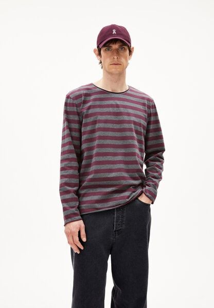 ARMEDANGELS MAARKOS LS STRIPES BR - Herren Longsleeve aus Bio-Baumwolle von ARMEDANGELS