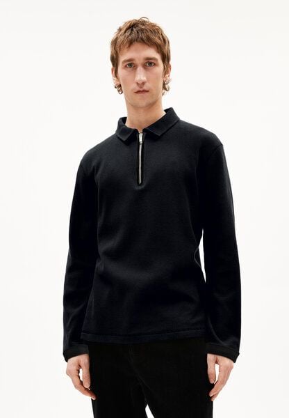 ARMEDANGELS MAARKOS WAFFLE ZIP - Herren Longsleeve aus Bio-Baumwolle von ARMEDANGELS