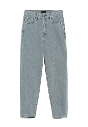 ARMEDANGELS MAIRAA - Damen Mom Fit High Waist Denim aus Bio-Baumwolle 26/32 Fresh Grey Denims / 5 Pockets Mom Loose fit von ARMEDANGELS