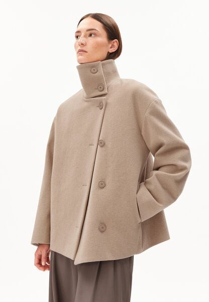 ARMEDANGELS MAJELAA WOOL - Damen Mantel aus recycelter Wolle von ARMEDANGELS