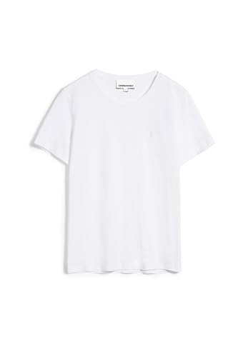 ARMEDANGELS MARAA LANAA - Damen T-Shirt aus Bio-Baumwolle M White Shirts T-Shirt Rundhalsausschnitt Regular Fit von ARMEDANGELS