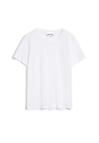 ARMEDANGELS MARAA LANAA - Damen S White Shirts T-Shirt Rundhalsausschnitt Regular Fit von ARMEDANGELS