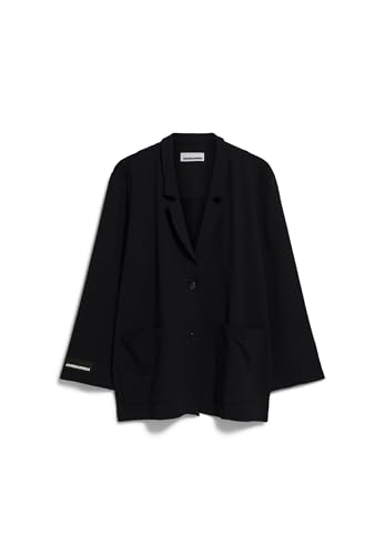 ARMEDANGELS Damen Jerseyblazer aus Bio-Baumwoll Mix MARIAA FERNANDAA Oversized Fit Black von ARMEDANGELS