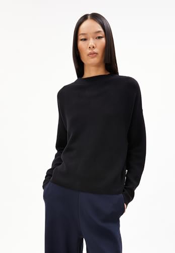 ARMEDANGELS Damen Pullover aus Bio-Baumwolle MERINAA Links Links Loose Fit XXL Black von ARMEDANGELS
