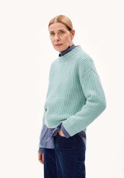 ARMEDANGELS MIYAAR SOLID - Damen Pullover Loose Fit aus Bio-Woll Mix von ARMEDANGELS