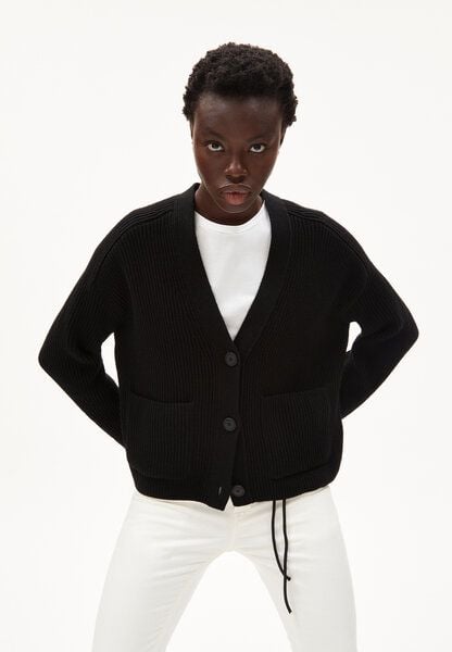 ARMEDANGELS NAOKAA - Damen Cardigan Loose Fit aus Bio-Woll-Mix (recycled) von ARMEDANGELS