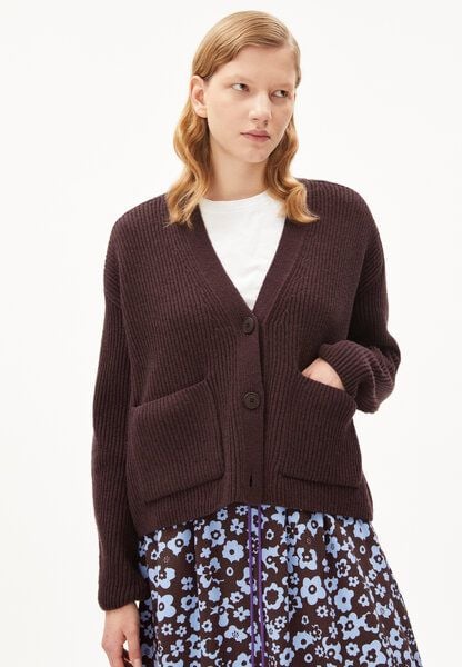 ARMEDANGELS NAOKAA - Damen Strick Cardigan Loose Fit aus Bio-Woll Mix (recycelt) von ARMEDANGELS