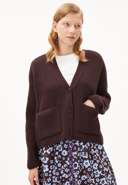 ARMEDANGELS NAOKAA - Damen Strick Cardigan Loose Fit aus Bio-Woll Mix (recycelt) von ARMEDANGELS