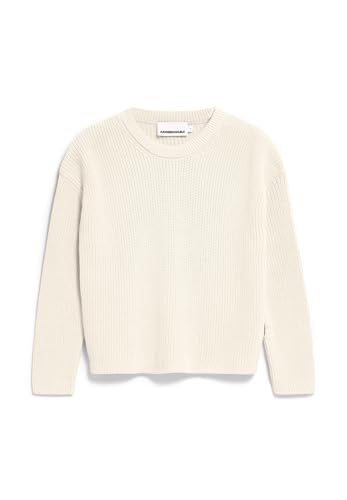 ARMEDANGELS Damen Pullover Loose Fit aus Bio-Baumwolle NURIAAS Loose Fit Oatmilk von ARMEDANGELS