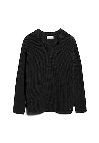 ARMEDANGELS Damen Pullover Loose Fit aus Bio-Baumwolle NURIAAS Loose Fit Black von ARMEDANGELS