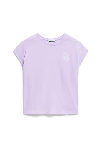 ARMEDANGELS ONELIAA FAANCY - Damen L Lavender Light Shirts T-Shirt Rundhalsausschnitt Loose Fit von ARMEDANGELS