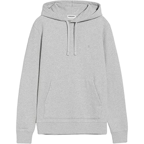 ARMEDANGELS PAANCHO Comfort - Herren L Grey Melange Sweat Hoodie Rundhalsausschnitt Regular Fit von ARMEDANGELS