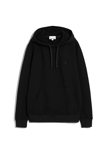 ARMEDANGELS Herren Sweathoodie aus Bio-Baumwoll Mix PAARLO Comfort Regular Fit Black von ARMEDANGELS