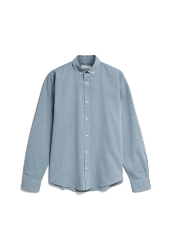 ARMEDANGELS Herren Hemd aus Bio-Baumwolle QUAASA Regular Fit Deep Teal von ARMEDANGELS