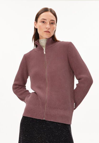 ARMEDANGELS REBECCAA GMT DYE - Damen Strickjacke aus Bio-Baumwolle von ARMEDANGELS